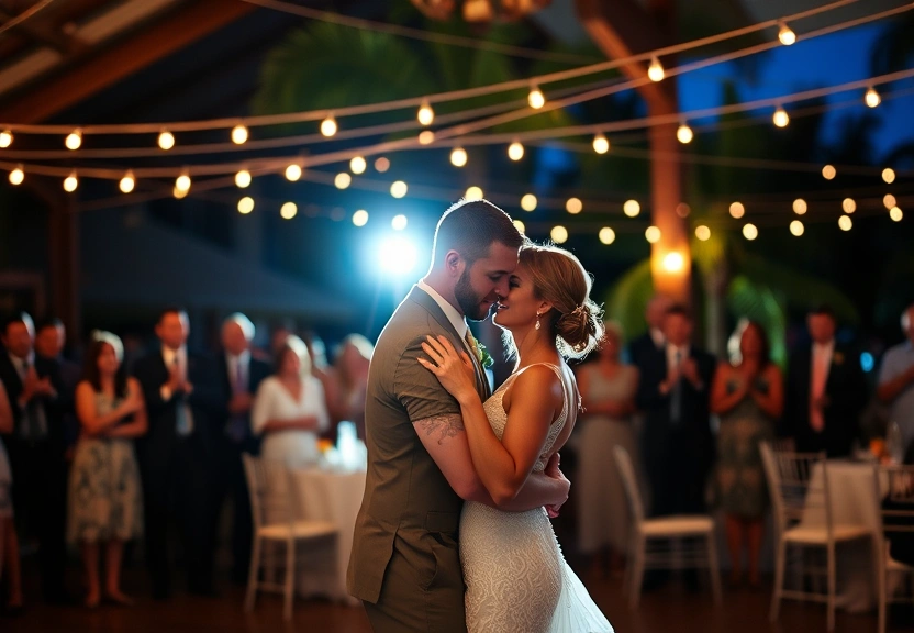 First dance reception